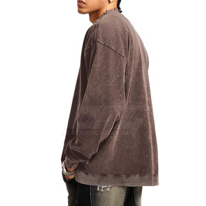 Marca privada de algodón mezclado hombres sudaderas Material duradero bajo MOQ hombres sudaderas para adultos - Product Image 2