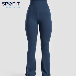 Leggings de Cintura Media para Mujer, Transpirables, de Secado Rápido, Alta Elasticidad, Sin Costuras, de Algodón/Bambú, Antibacterianos, Resistentes a Desgarros, para Verano - Product Image 4