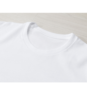 Vietnam 2023 camisetas de alta calidad de peso pesado de gran tamaño para hombres camisetas 240 GSM pantalla plana personalizada 3D Puff impreso 100% algodón - Product Image 4