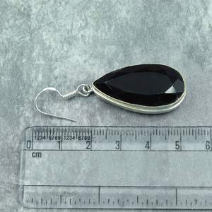 Pendientes de Ónice Negro, Plata de Ley 925, Joyería Hecha a Mano, Pendientes de Piedras Preciosas, Regalo para Ella - Product Image 6
