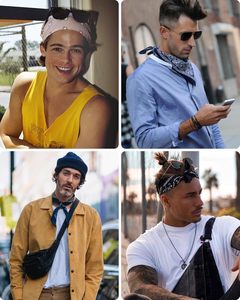 ใหม่ผ้าพันคอซาตินลายดอกไม้สี่เหลี่ยมขนาดใหญ่70*70ซม. ผ้าพันคอดีไซน์พิมพ์ลายสำหรับผ้าผูกผมและผ้าริบบิ้นผ้าพันคอ - Product Image 5