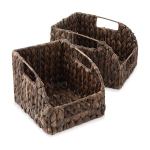 Portarrevistas de Jacinto de Agua, Cesta de Archivos de Papel Natural Más Vendida, Decoración de Escritorio - Product Image 2