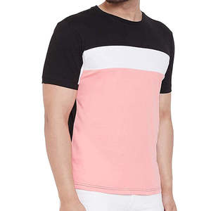 100% camisetas de algodón para hombre, ropa de verano de manga corta, ropa informal en blanco de alta calidad para hombre, camisetas de último diseño de Color sólido - Product Image 1