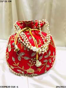 Elegante bolso de noche étnico económico Potli Batua Bag - Product Image 3