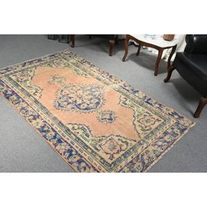 พรมขนสัตว์สีดำเย็บปะติดปะต่อกันแบบดั้งเดิมสีเบจ4.3x7ฟุตทำด้วยมือสไตล์ตุรกีห้องโถงสี่เหลี่ยมผืนผ้ายางพาราสำหรับห้องนั่งเล่นห้องนอนของวัยรุ่น - Product Image 4