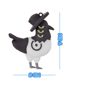 Llavero ELE-GATE K-Demon Hunter, Diseño Divertido de Dibujos Animados, Material de Goma No Tóxica, Colores Claros - Product Image 3