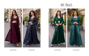 Salwar Kameez Traditionnel de Soirée Élégant en Fausse Fourrure Brodé Non Cousu Grande Taille 4 Couleurs Séchage Rapide - Product Image 6