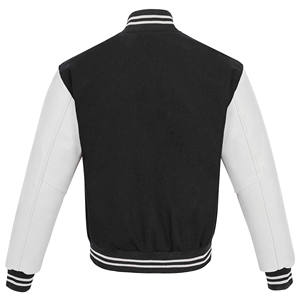 Venta al por mayor Letterman Baseball High Street Wear Moda Varsity Jacket Stand Collar Blank Varsity Jacket - Product Image 3