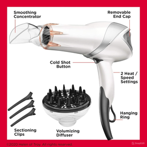 ไดร์เป่าผมอินฟราเรดพร้อมไดร์เป่าผมดิฟฟิวเซอร์พร้อมเทคโนโลยีความร้อนอินฟราเรดเพื่อป้องกันไม่ให้แห้งมากเกินไป - Product Image 5