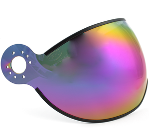 Casco de motocicleta antiarañazos con diseño Momo, visera 80%, compatibilidad con humo oscuro con espejo Rosa elaborado de 1,5mm de espesor - Product Image 4