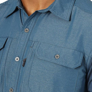 Chemise de pêche à manches longues pour homme, respirante, élégante, personnalisée, protection UV, grande taille, séchage rapide - Product Image 3