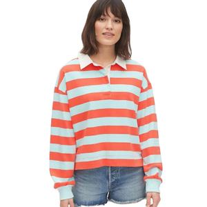 Camiseta de algodón puro 100% de alta calidad para mujer, Polo de tela Piqué, Polo con logotipo personalizado - Product Image 5