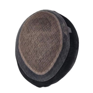 Peluca de Cabello Humano Remy Indio Modelo Mirage Taz BD con 100% de Densidad, Ondas Profundas Naturales y Ondas Sueltas, Base de Encaje PU - Product Image 1