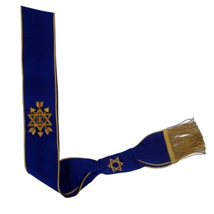 Écharpes maçonniques élégantes, de qualité supérieure, au design maîtrisé, à prix raisonnable, en ruban soyeux, broderie à la main, LED clignotantes, design personnalisé - Product Image 6
