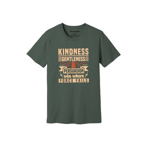 เสื้อยืดลำลองผ้าฝ้าย100% พิมพ์ลายมีธีม3D ความกรุณามี12สีให้เลือก160-180การออกแบบที่ปรับแต่งได้ตามต้องการ - Product Image 3