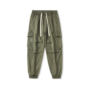 Pantalon de survêtement ample pour homme 100% coton, taille mi-haute, joggers, écologique, séchage rapide, antistatique, épaisseur en polaire, HIGH STREET - Product Image 1