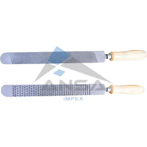 Raspa para pezuña de caballo herrador de 15 ", Lima de recorte profesional, escofina de acero de doble cara, cuidado de pezuña, herramienta para pezuña de Color plateado, herradores de caballos - Product Image 1