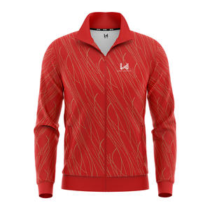 Customized Logo Windproof Breathable Unisex Bomber Jacket Full Zip Loose Fit High Quality Low Price Spring Wear Polyester/Cotton - Product Image 4