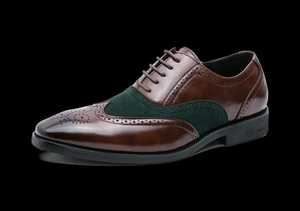 Chaussures classiques marron pour hommes en cuir véritable Nouvelle arrivée pour les affaires Événements d'été Fêtes et mariages décontractés - Product Image 3