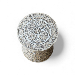 เก้าอี้มุกเปลือกหอยสุดหรู งานฝีมือฝังเปลือกหอย สำหรับตกแต่งบ้านอย่างมีสไตล์ - Product Image 3