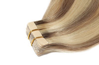 Extensiones de Cabello Humano Virgen Remy Vietnamita Caha, de Alta Calidad, Doble Trama, con Cinta Adhesiva, 100g, Todos los Colores, Gran Venta