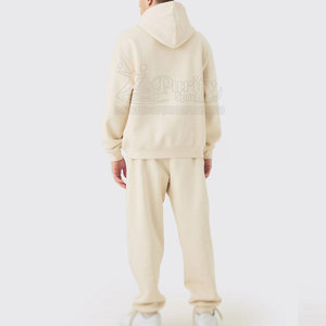 Último diseño personalizado Color invierno con capucha sólido hombres chándal secado rápido suave tela de algodón 100% uso al aire libre - Product Image 2