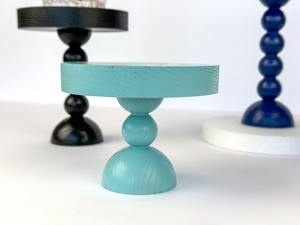 Moderno Juego de Soportes para Tartas de Madera, Ideal para Exhibición de Postres, Decoración de Eventos, Mostrador de Panadería y Decoración de Mesa del Hogar, de la India - Product Image 4