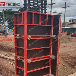 Ván khuôn khung thép tecon heto cho hệ thống tường và cột ván khuôn bê tông cho xây dựng lót bằng ván ép 12 mm - Product Image 3