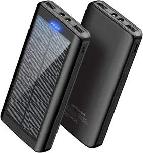 Power Banks Cargador de batería portátil 12V 1A Power Bank Supply 2018 Venta caliente Externo 24000mAh Cantidad de teléfono Led Accesorios Usb