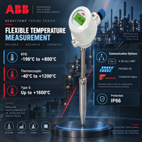 100% Asli ABB SensyTemp TSP100 Sensor Suhu RTD Pt100 Termokopel 4-20mA HART Termometer Industri Proses