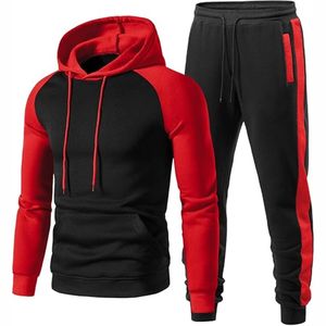 Kandari Sports Manufacture Premium Quality Zipper Hood y Gym Sweatpants Conjunto de chándal de dos piezas para hombre - Product Image 6