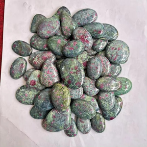 Wholesale Ruby Kyanite Cabochon <b>Crystal</b> Hand Made Flat Back Gemstone for Decor Healing Mix Shape All Size Jewelry Stone - Product Image 1