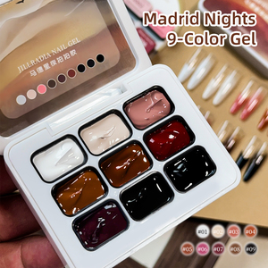 Set di 9 Smalti Gel UV Vegani <span class=keywords><strong>MORDA</strong></span>, Lunga Durata, Non Tossici, Ecologici, per Nail Art e Uso Professionale - Product Image 6