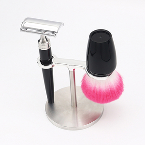 Bol de rasage pour hommes Durable 2025 Design Brosse de rasoir Portable Stand Barbe Rasoir Set Clean Kit - Product Image 5