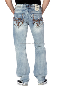Nueva Tendencia en Jeans de Mezclilla para Hombre con Bordado en el Bolsillo Trasero - Product Image 6