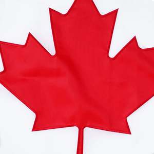 ธงแคนาดาขนาด 3x5 ฟุต แบบหนา ทนทาน ปักลาย พร้อมห่วงทองเหลืองและแถบโพลีเอสเตอร์ - Product Image 6