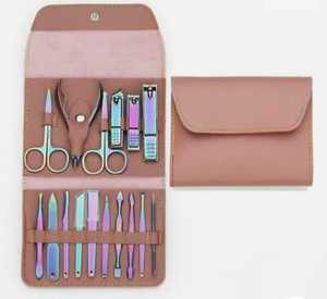 Best Quality 16 Pieces Silver Color <b>Nail</b> Clippers Set High Quality Manicure <b>Kits</b> By Zachary Industries - Product Image 1