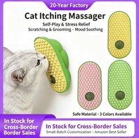 Brosse de massage d'angle en forme d'avocat pour chats, pour le toilettage des chatons et des chats d'intérieur, fournitures de nettoyage pour animaux de compagnie, outil de vente en gros