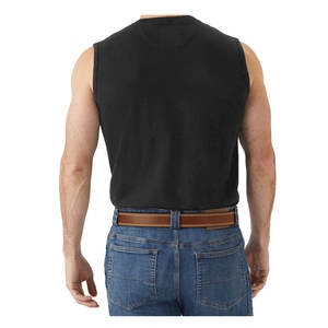 Camiseta sin mangas de gimnasio para hombre, hecha a medida, de alta calidad, ajuste cómodo, diseño sin mangas para entrenamiento y ejercicio, disponible en lo último - Product Image 3