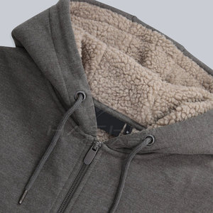 Vêtements d'hiver haute performance pour activités de plein air, sweat à capuche doublé en sherpa, intérieur en tissu doux et chaud, confortable pour un usage quotidien - Product Image 3