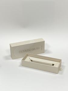 Caja de Empaque Personalizada Color Beige con Diseño Deslizable <span class=keywords><strong>para</strong></span> Herramientas de Cuidado del Cabello, Almacenamiento de Regalos, Promoción de Marca - Product Image 4