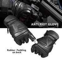 Gants tactiques en cuir pour les professionnels de la sécurité, multifonctions, anti-coupure, utilisés pour les aéroports, les chantiers navals et l'entraînement tactique