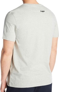 Vente en gros T-shirt léger 100% coton pour homme Modèle personnalisable avec motif uni Grandes tailles Lavage en machine Bangladesh - Product Image 6