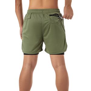 Short cargo en polyester 100% personnalisé OEM pour hommes, pantalon de jogging anti-rides à motif solide avec poches multifonctionnelles pour la salle de sport - Product Image 4