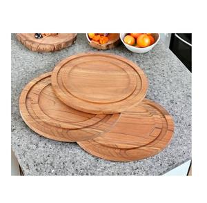 Prix de gros Décoration maison et cuisine Assiette à collation en bois Vaisselle en bois et assiettes Bonne qualité Utilisation pour mariage et fête - Product Image 3