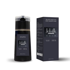 Shampoo colorant capillaire permanent à base de plantes Natura Black Herbal Plant Formula, 200 ml, marque privée OEM, <span class=keywords><strong>coloration</strong></span> douce et rapide - Product Image 1