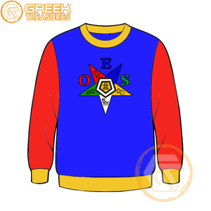 Commande personnalisée de l'étoile de l'Est sweat-shirt brodé en molleton de coton pull de haute qualité vêtements grecs OES sweat-shirts - Product Image 5