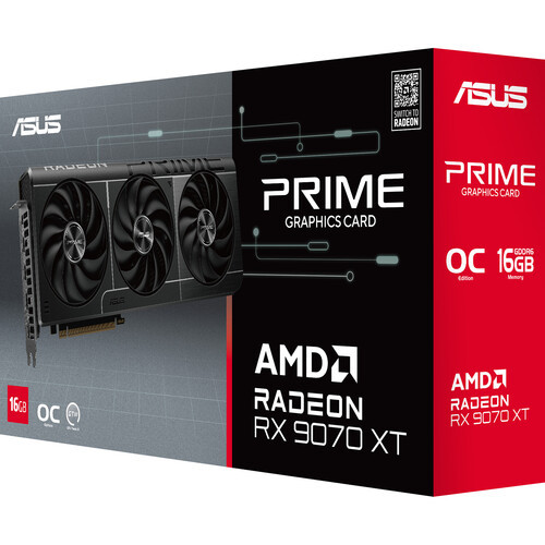 2025 TUF Gaming Radeon RX 9070 OC Edition 16GB GDDR6 Desktop Gaming Video Card AMD Chipset PCI Interface DP Output Fan
