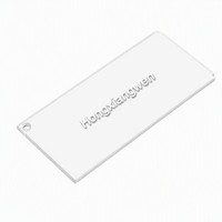Grattoir à cire de ski en acrylique personnalisé avec encoche droite pour le réglage des snowboards et des skis