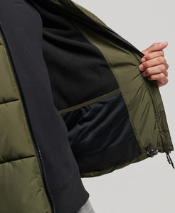 <b>Top</b> Selling Zipper Style Hooded Puffer Jacket For Men 100% Polyester Fabric Long Sleeve Lightweight <b>Bubble</b> Jacket For Winter Use - Product Image 5